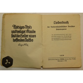 NSDAP -laulukirja. Espenlaub militaria